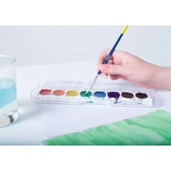 Prang® Semi-Moist Watercolor Master Set, Assorted Colors, 0.17 Oz, Set Of 36