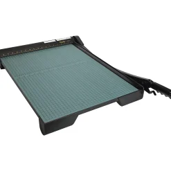 Premier® Heavy-Duty Wood Base Paper Trimmers, 24", Green