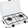 Premium Levella 2 Burner Propane Gas Stove, 3-7/8”H x 18-15/16”W x 12”D, White