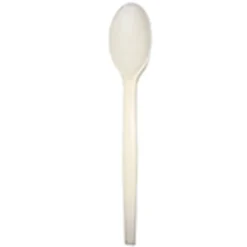 Primeware ECO Disposable Utensils, Spoons, Tan, Case Of 1,000