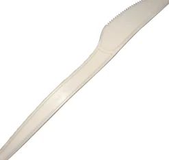 Primeware ECO Disposable Utensils, Knives, Tan, Case Of 1,000