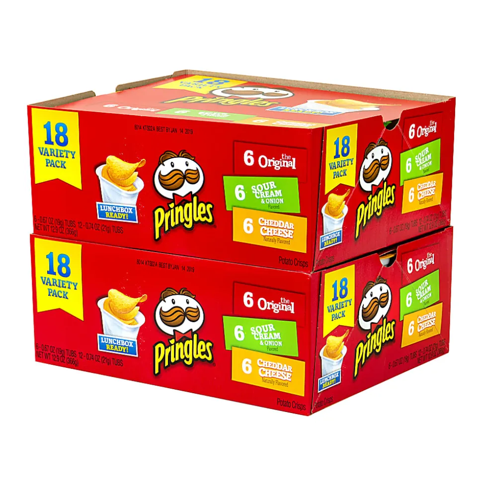Pringles Variety Pack, Box Of 36