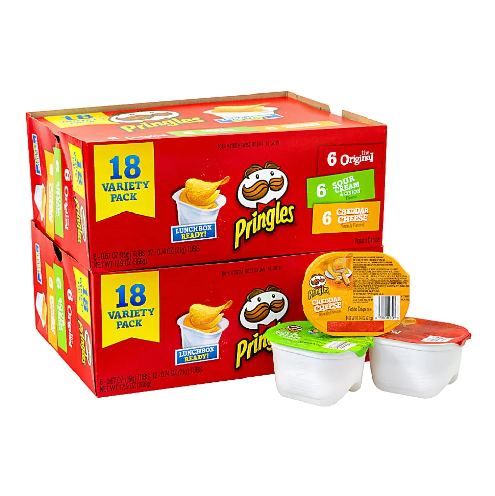 Pringles Variety Pack, Box Of 36