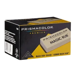 Prismacolor® Magic Rub® Vinyl Erasers, White, Pack Of 12