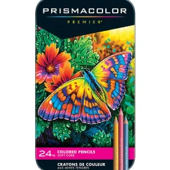 Prismacolor® Professional Thick Lead Art Pencils, Assorted Colors, Set Of 24 Pencils