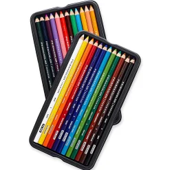 Prismacolor® Professional Thick Lead Art Pencils, Assorted Colors, Set Of 24 Pencils