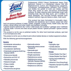 Professional Lysol Disinfectant Heavy Duty Bathroom Cleaner Concentrate, 128 Oz Bottle