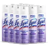 Professional Lysol Disinfectant Spray, 19 Oz, Lavender Scent, Box Of 12 Bottles