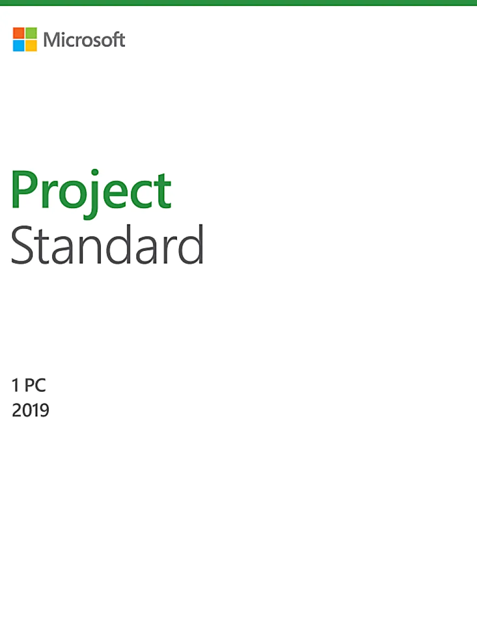 Project Standard 2019, Product Key