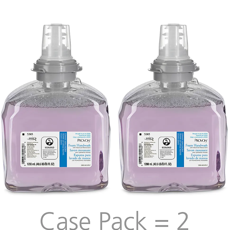 Provon TFX Refill Moisturizer Foam Handwash - Cranberry Scent - 40.6 fl oz (1200 mL) - Pump Bottle Dispenser - 538502