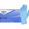 ProWorks Nitrile Powder-Free Exam Gloves, 4 mil Thickness x 9.50" Glove Length, X-Large Size, For Right/Left Hand, 100/Box, 10 / Carton