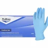 ProWorks Nitrile Powder-Free Exam Gloves, 4 mil Thickness x 9.50" Glove Length, Large Size, For Right/Left Hand, 100/Box, 10 / Carton