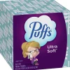 Puffs Ultra Soft 2-Ply Facial Tissue, White, 56 Tissues Per Box, Case Of 24 Boxes
