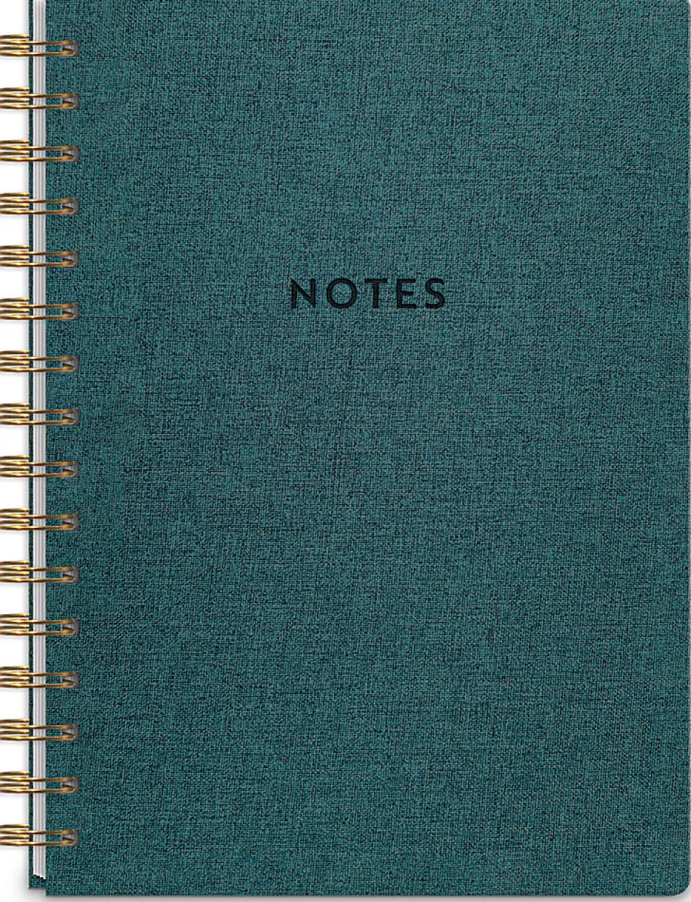 Punch Studio Softcover Journal, 6-1/2” x 8-1/2”, Legal Rule, 256 Pages, Teal