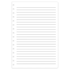 Punch Studio Softcover Journal, 6-1/2” x 8-1/2”, Legal Rule, 256 Pages, Teal