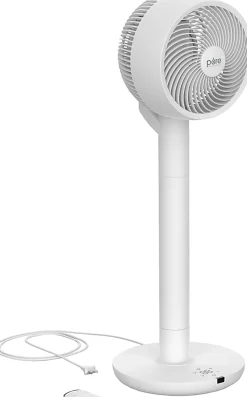 Pure Enrichment 2-In-1 Circulating Floor And Desk Fan, 35