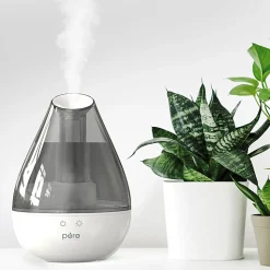Pure Enrichment MistAireâ„¢ Drop Ultrasonic Cool Mist Humidifier, 250 Sq. Ft. Coverage, Total Qty 1