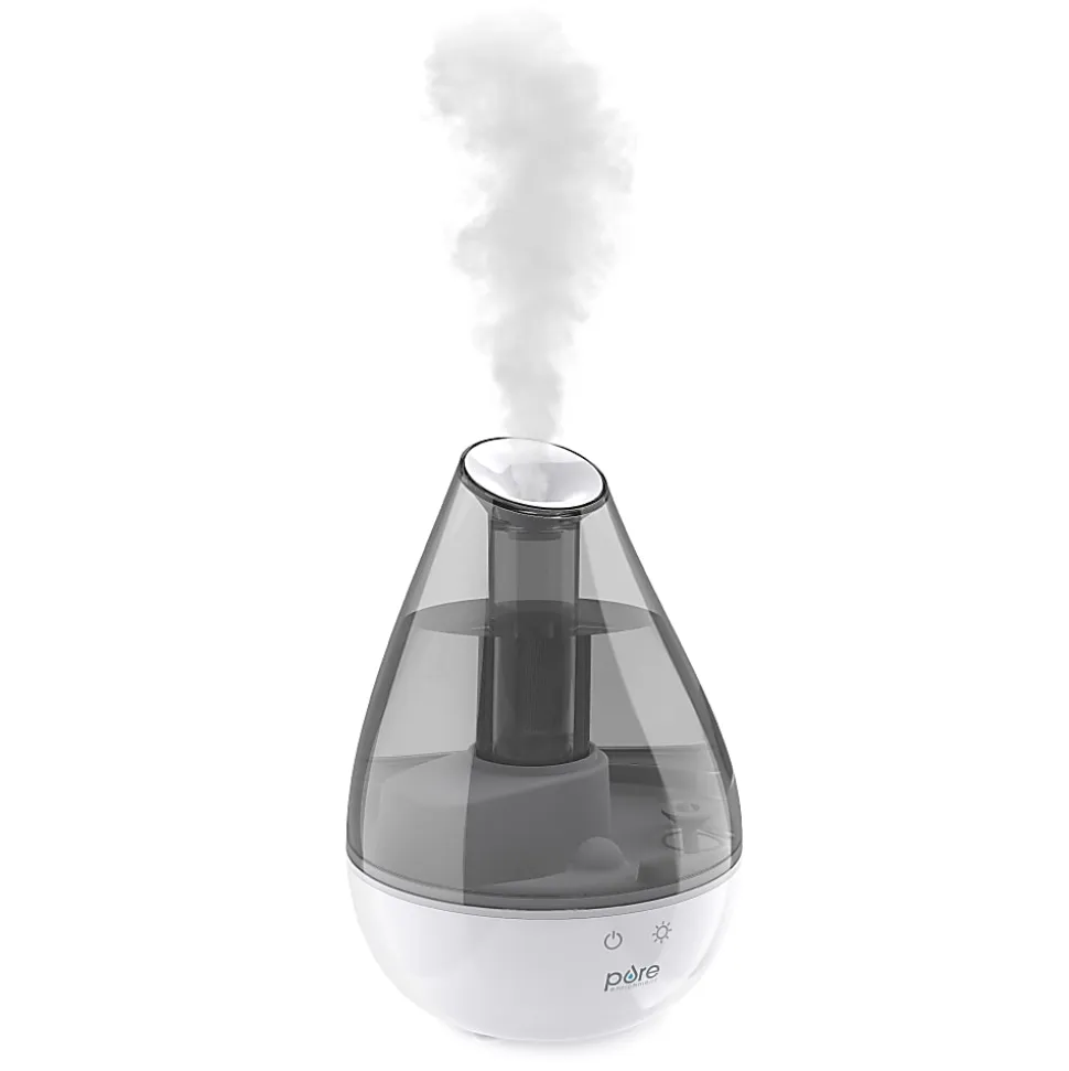Pure Enrichment MistAire™ Drop Ultrasonic Cool Mist Humidifier, 250 Sq. Ft. Coverage, Total Qty 1