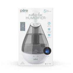 Pure Enrichment MistAire™ Drop Ultrasonic Cool Mist Humidifier, 250 Sq. Ft. Coverage, Total Qty 1