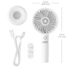 Pure Enrichment® PureBreeze™ Personal Handheld Fan With Base, White