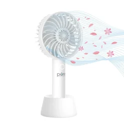 Pure Enrichment® PureBreeze™ Personal Handheld Fan With Base, White