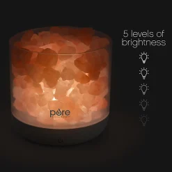 Pure Enrichment PureGlow USB Salt Lamp, 4-3/8