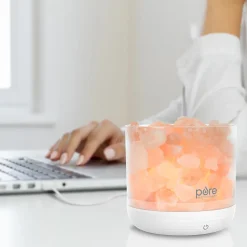 Pure Enrichment PureGlow USB Salt Lamp, 4-3/8