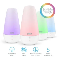 Pure Enrichment PureSpa XL Cool Mist Humidifier And Essential Oil Diffuser, 5-1/2