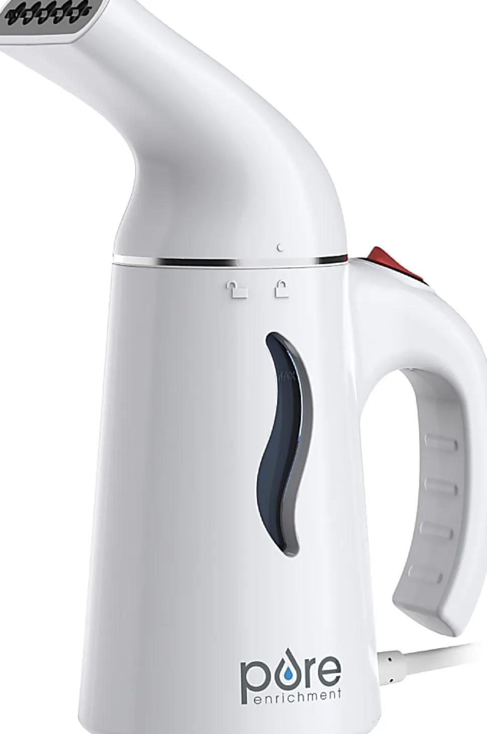 Pure Enrichment PureSteam Portable Fabric Steamer, White