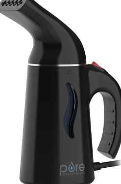 Pure Enrichment PureSteam Portable Fabric Steamer, Black