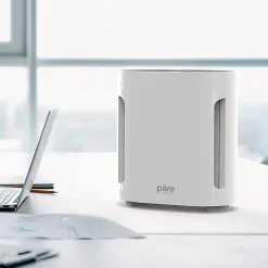 Pure Enrichment PureZone 3-in-1 True HEPA Air Purifier, 12-1/2" x 7", 200 Sq. Ft. Coverage