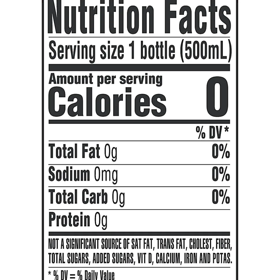 Pure Life Purified Water, 16.9 Oz, Case of 24 Bottles