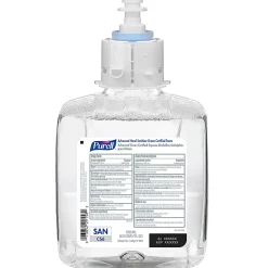 Purell® Advanced Green Certified Foam Hand Sanitizer Refills For CS6 Touch-Free Hand Sanitizer Dispensers, Unscented, 40.6 Oz,, Case Of 2 Refills