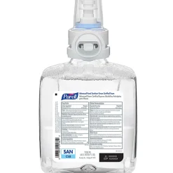 Purell® Advanced Green Certified Foam Hand Sanitizer Refill For CS8 Touch-Free Hand Sanitizer Dispensers, Unscented, 40.6 Oz, Case Of 2 Refills
