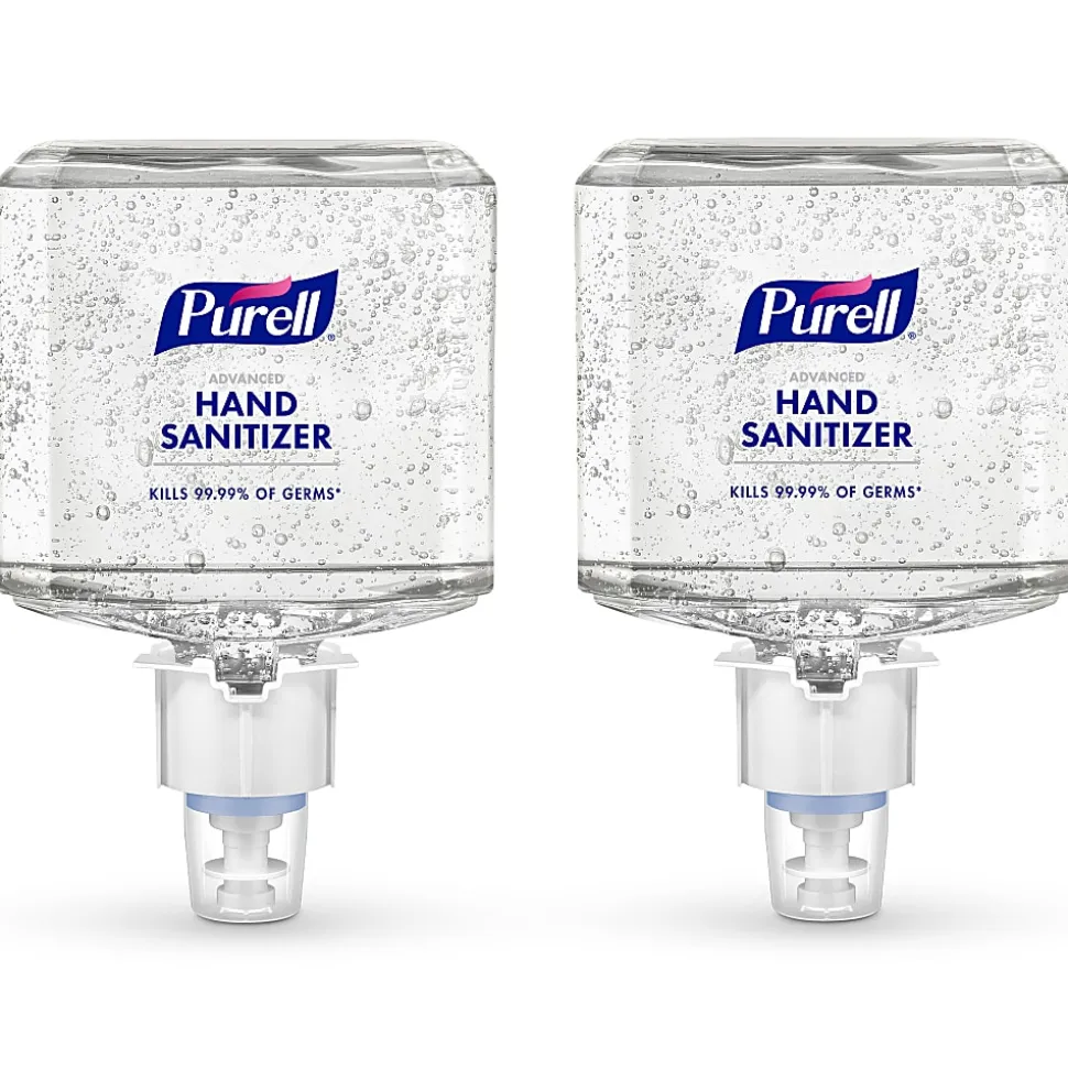 PURELL Advanced Hand Sanitizer Refreshing Gel ES4 Refill, Citrus Scent, 40.6oz, Pack of 2