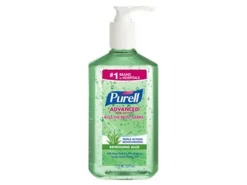 PURELL® Advanced Hand Sanitizer Soothing Gel, Fresh Scent, 12 fl oz Pump Bottle, Case Of 12