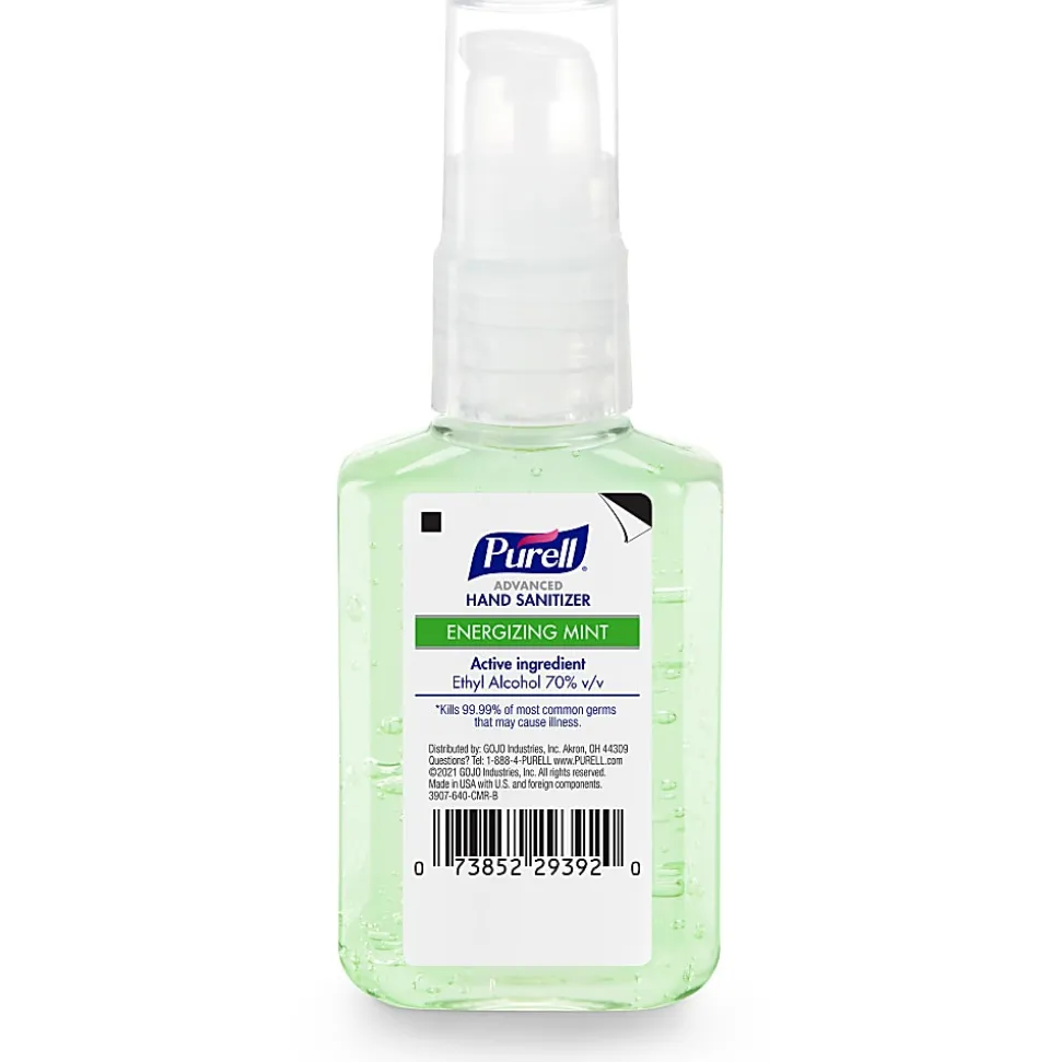 PURELL® Advanced Hand Sanitizer Soothing Gel, Fresh Scent, 4 fl oz Portable Flip Cap Bottle