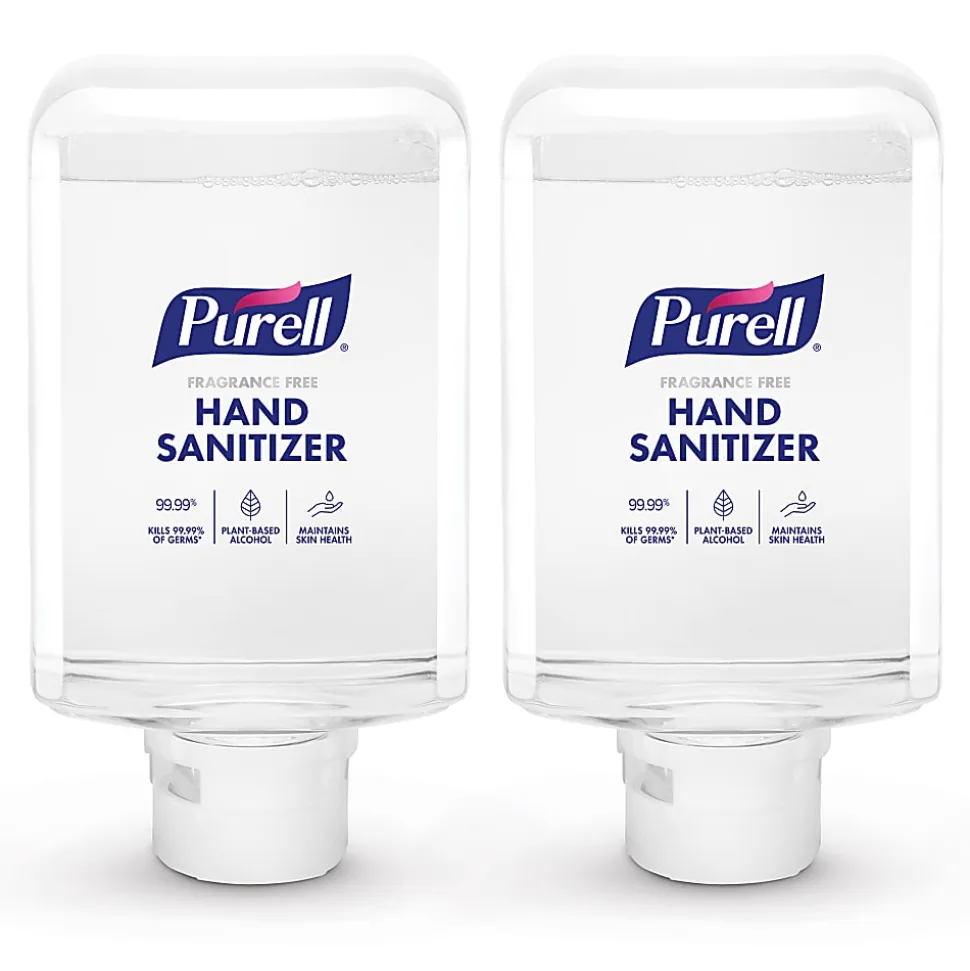 PURELL® Advanced Hand Sanitizer Foam, ES10 Refill, Fragrance-Free, 1200 mL, Case of 2 Refills