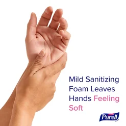PURELL® Advanced Hand Sanitizer Foam, ES10 Refill, Fragrance-Free, 1200 mL, Case of 2 Refills
