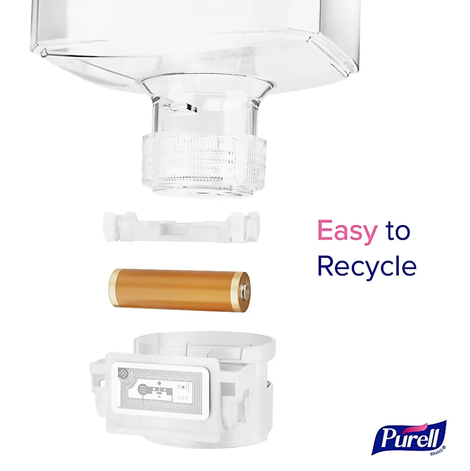 PURELL® Advanced Hand Sanitizer Foam, ES10 Refill, Fragrance-Free, 1200 mL, Case of 2 Refills