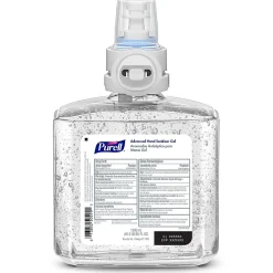 PURELL® Advanced Hand Sanitizer Gel, For ES8 Touch-Free Dispensers, Clean Scent, 40.6 Oz (1200 mL), Pack Of 2 Refills
