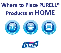 PurellĀ® Advanced Hand Sanitizer Soothing Gel, Fresh Scent, 8 Oz Pump Bottle