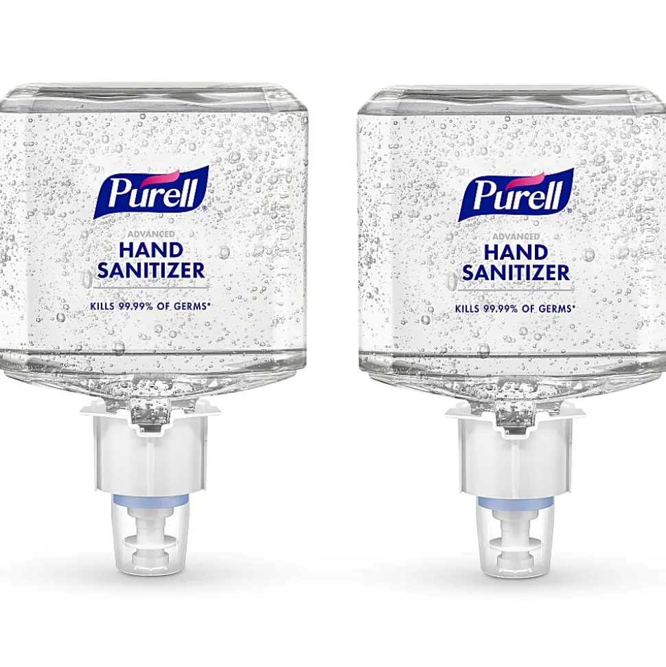 PURELL Advanced Hand Sanitizer Gel ES6 Refill, Clean Scent, 40.6oz, Pack of 2