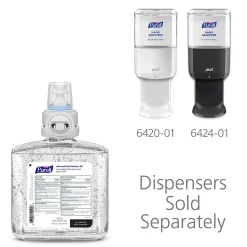 PURELL Advanced Hand Sanitizer Gel ES6 Refill, Clean Scent, 40.6oz, Pack of 2