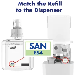 PURELL Advanced Hand Sanitizer Foam ES4 Refill, 1200mL, Pack of 2