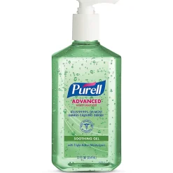 PURELLĀ® Advanced Hand Sanitizer Soothing Gel, Fresh Scent, 12 fl oz Pump Bottle