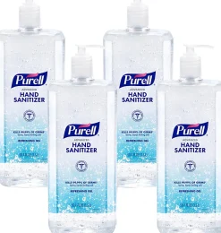 PURELL® Advanced Hand Sanitizer Refreshing Gel, Clean Scent, 1.5 Liter Pump Bottle (Pack of 4)