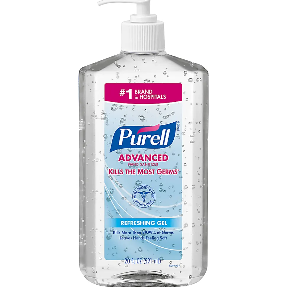 PURELL® Advanced Hand Sanitizer Refreshing Gel for Workplaces, Clean Scent, 20 fl oz Pump Bottle – 3023-12
