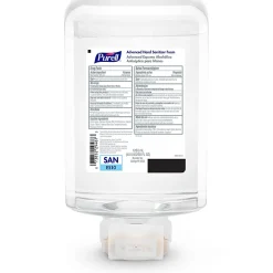 PURELLĀ® Advanced Hand Sanitizer Foam, ES10 Refill, Citrus Scent, 1200 mL, Case of 2 Refills