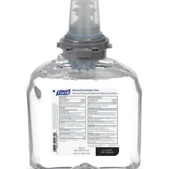 Purell Advanced Hand Sanitizer Foam, Clean Scent, 1200 mL Hand Sanitizer Foam Refill for Purell TFX Touch-Free Dispenser, Carton of 2